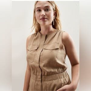 Banana Republic tencel utility romper size large
